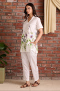 White floral co-ord set