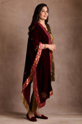 Ruby Velvet Stole