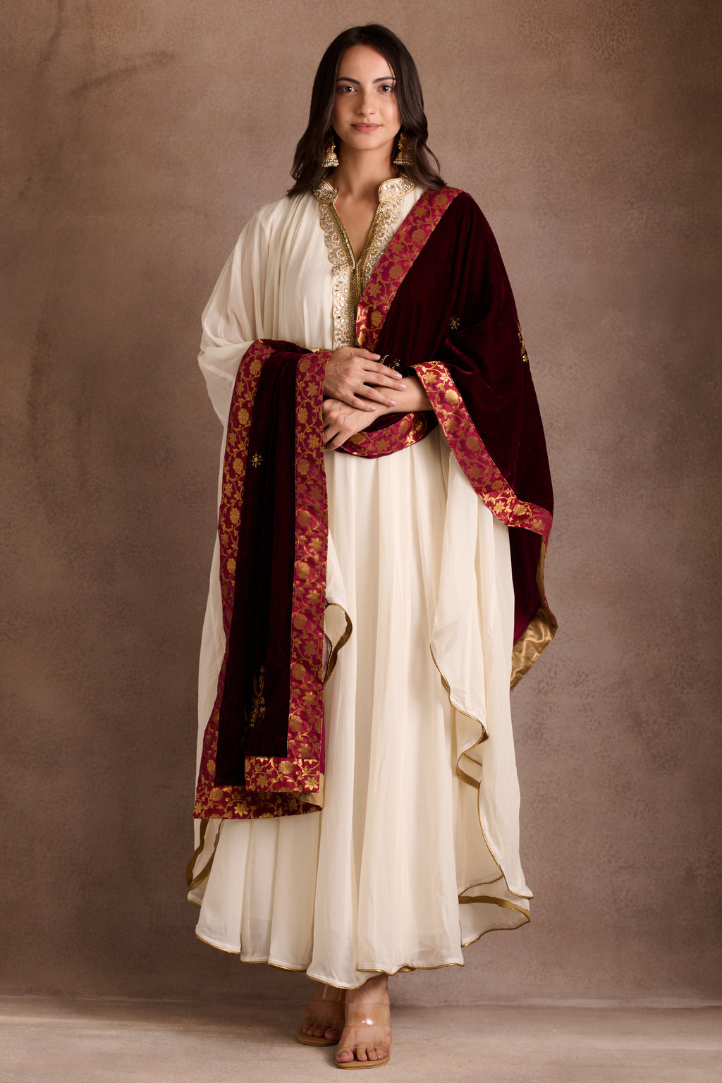 Ruby Velvet Stole