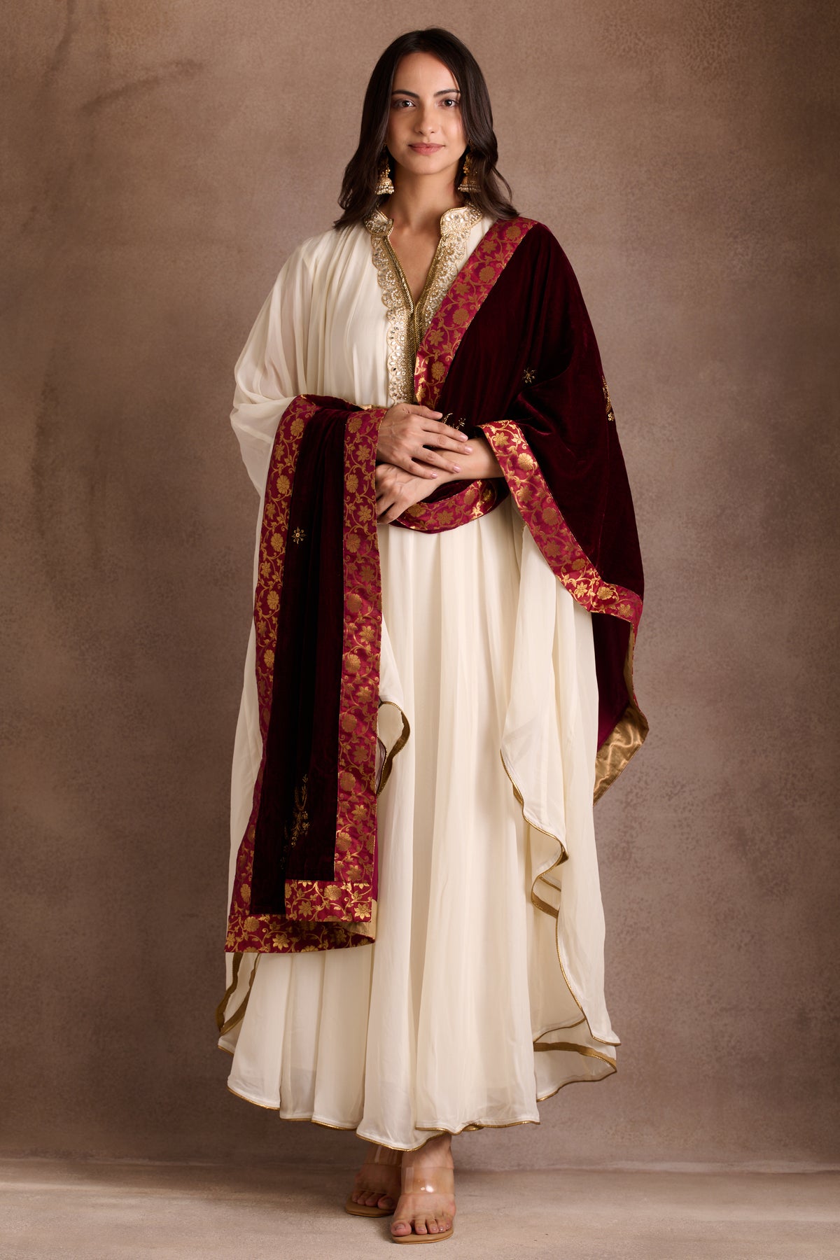 Ruby Velvet Stole