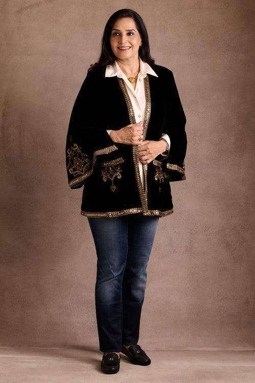 Black Velvet Jacket