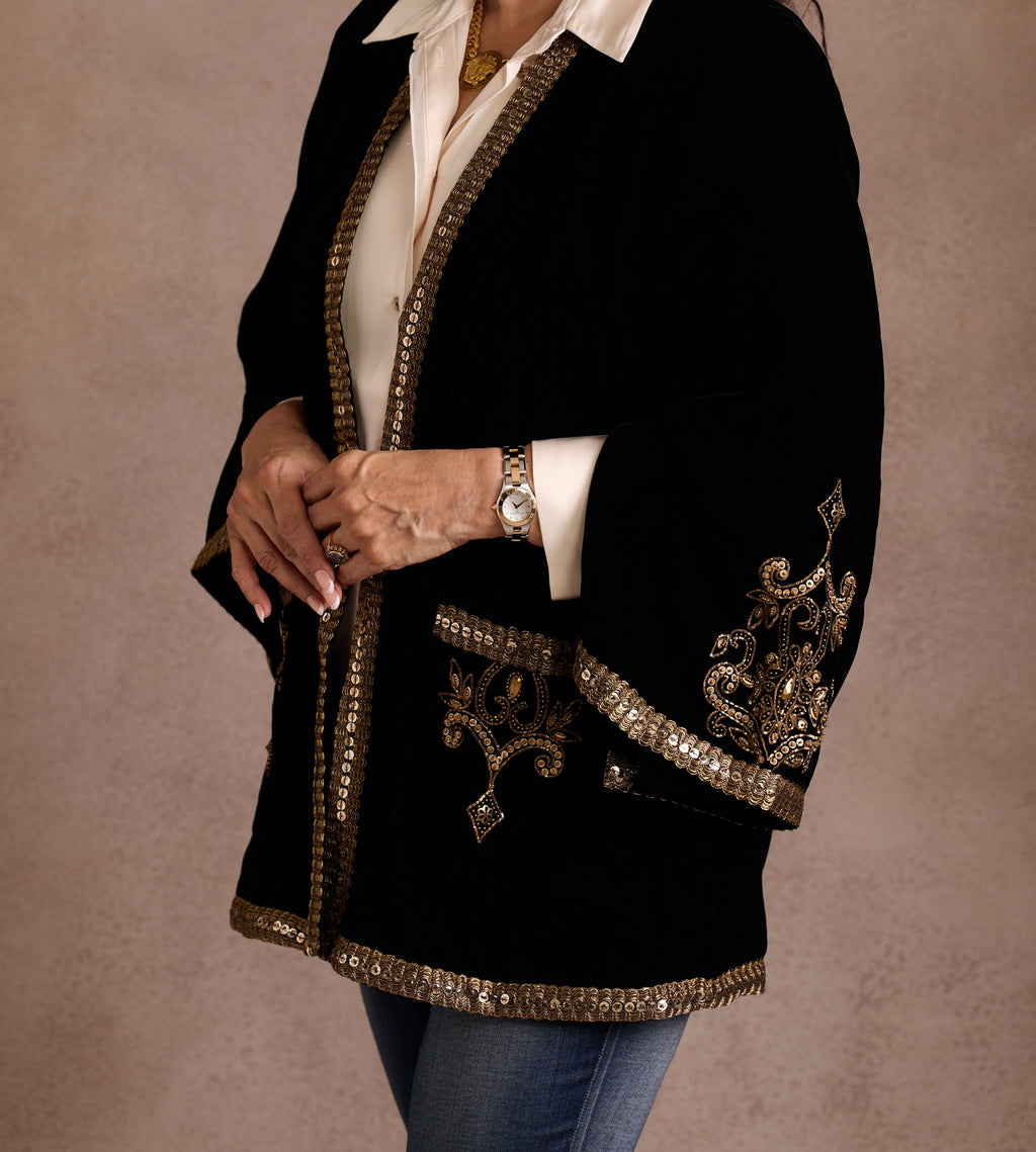 Black Velvet Jacket